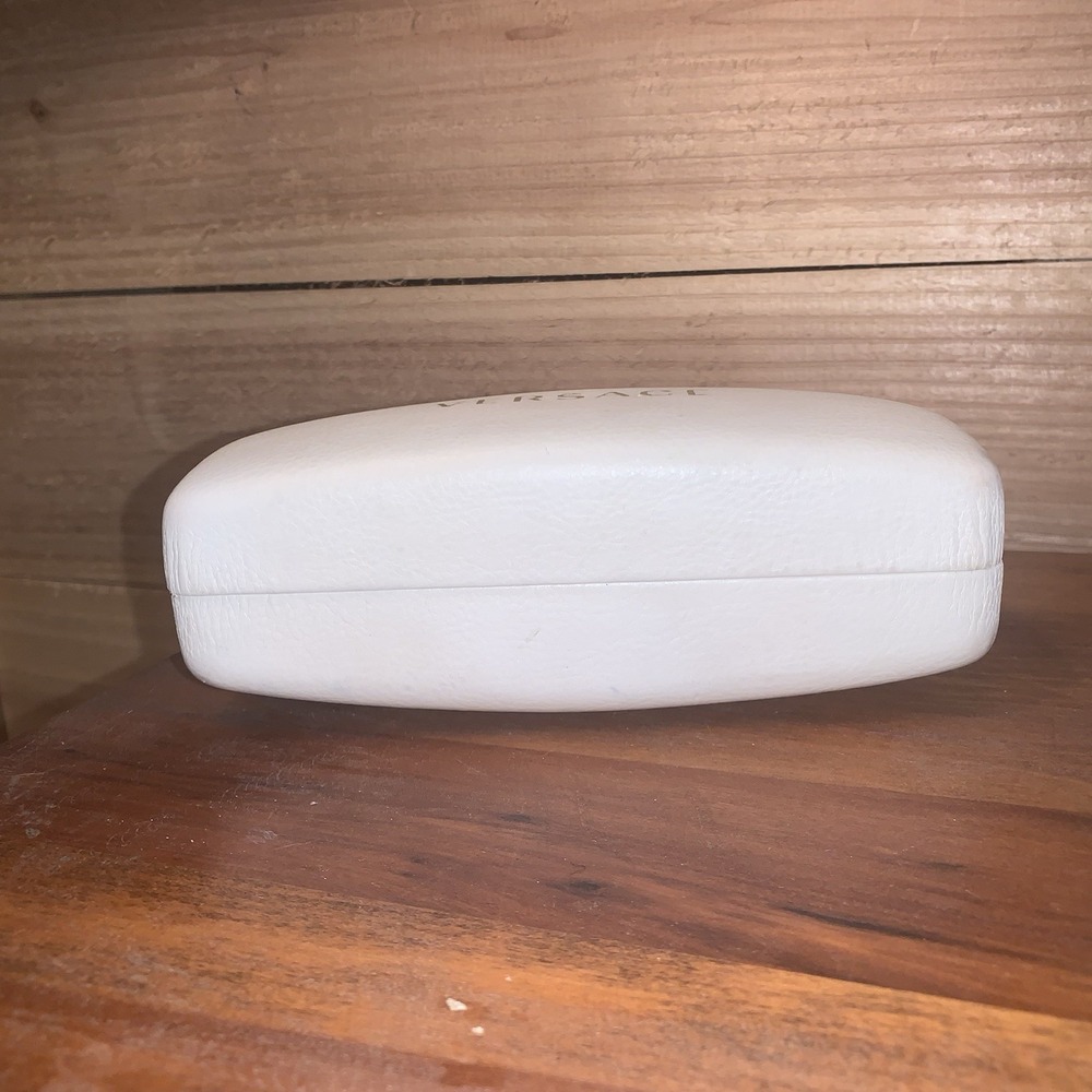 Versace Sunglasses/Eyeglass Hard Clam Shell Case Only White - Picture 4 of 5